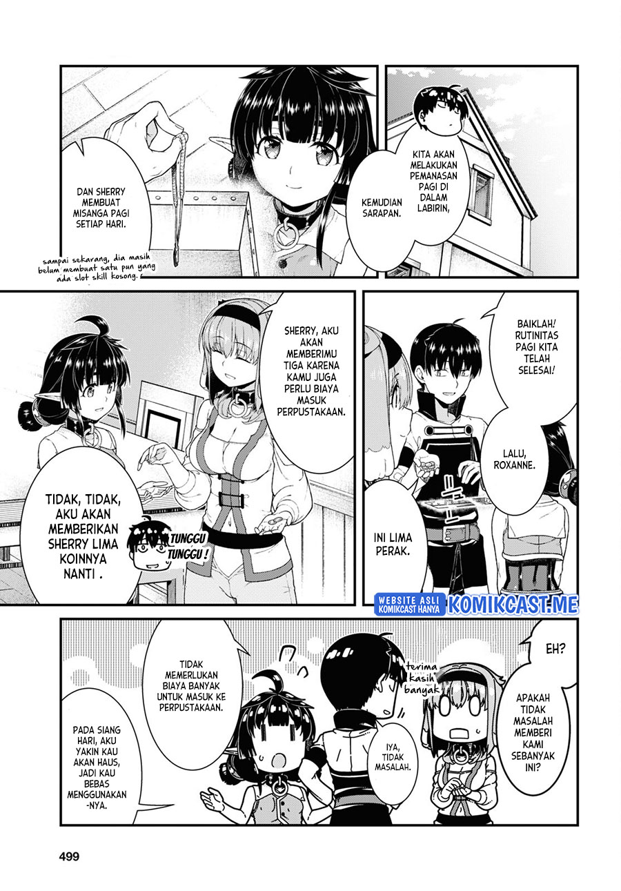Isekai Meikyuu de Harem wo Chapter 62 Bahasa Indonesia
